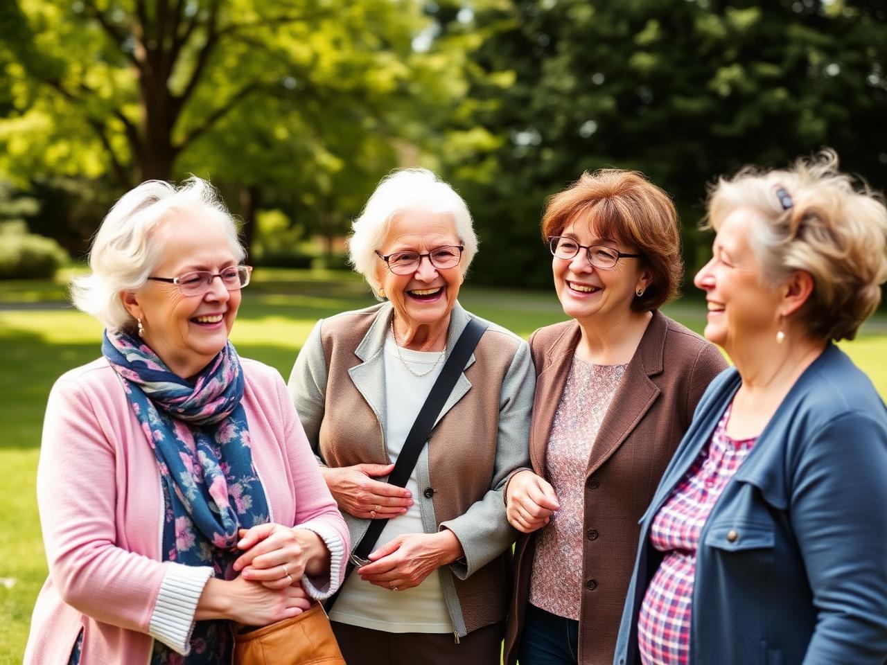 Elderly service users and Hodman carers enjoying a day trip